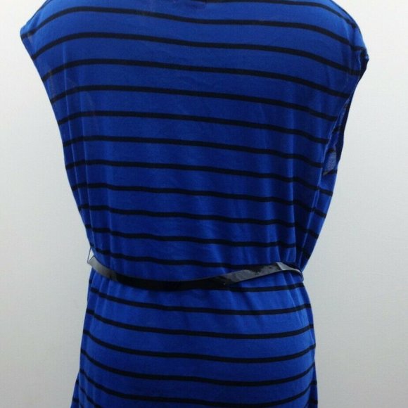 Bongo women's Junior Plus 2X Blue Black Striped - Picture 3 of 7